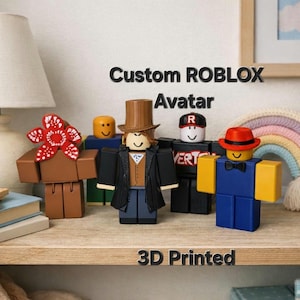 Custom Roblox Figures Avatar Character, Personalized Gift Gamer Gaming Gifts for Kids Boys Girl Her Him Birthday Party Favors 3D printed toy