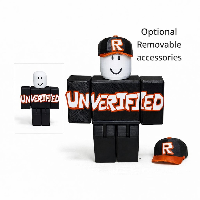 Custom Roblox Figures Avatar Character, Personalized Gift Gamer Gaming Gifts for Kids Boys Girl Her Him Birthday Party Favors 3D printed toy image 9