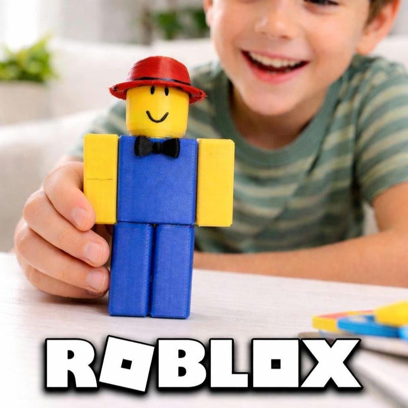 Custom Roblox Figures Avatar Character, Personalized Gift Gamer Gaming Gifts for Kids Boys Girl Her Him Birthday Party Favors 3D printed toy image 2