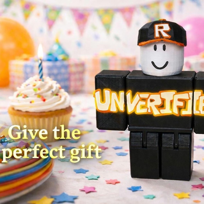 Custom Roblox Figures Avatar Character, Personalized Gift Gamer Gaming Gifts for Kids Boys Girl Her Him Birthday Party Favors 3D printed toy image 4