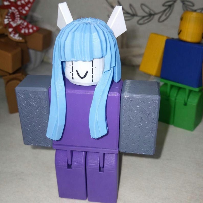 Custom Roblox Figures Avatar Character, Personalized Gift Gamer Gaming Gifts for Kids Boys Girl Her Him Birthday Party Favors 3D printed toy image 17