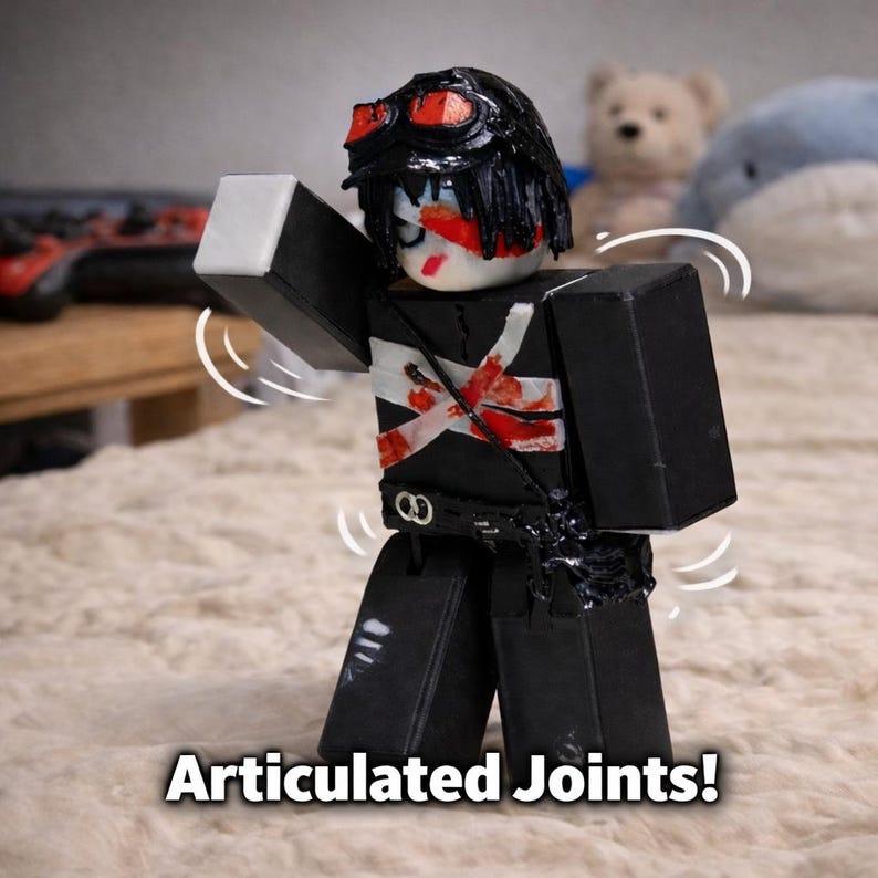 Custom Roblox Figures Avatar Character, Personalized Gift Gamer Gaming Gifts for Kids Boys Girl Her Him Birthday Party Favors 3D printed toy image 10