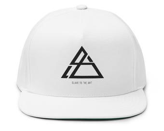 Embroidered Snapback Hat | Streetwear | Car enthusiast Artist Cap | Slave to the Art Flat Brim Cap