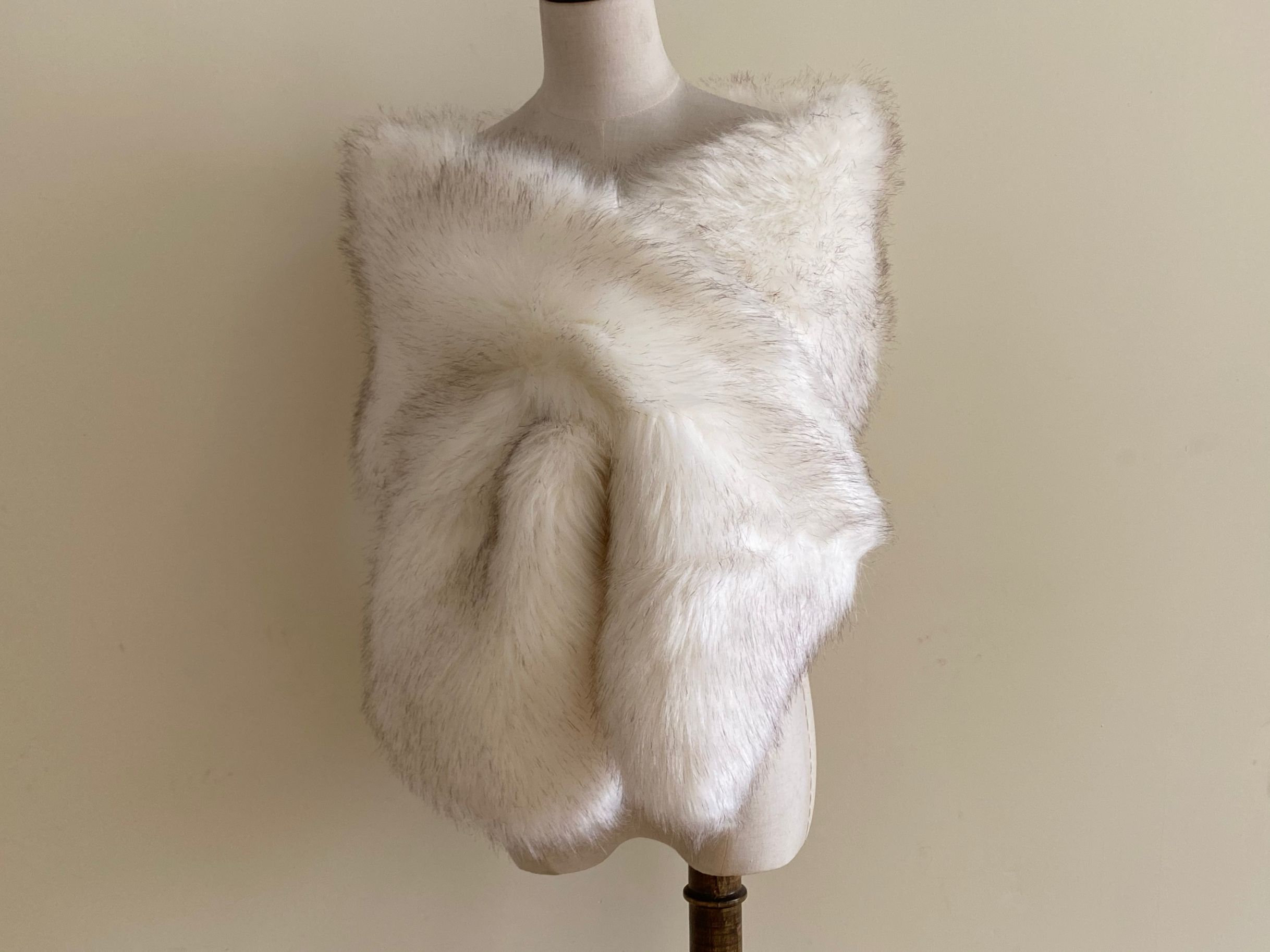 White Fur Wrap Etsy Singapore