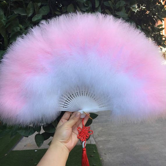 20pieces 5030cm Hot Pink and Pink Two Colors Burlesque Fan | Etsy