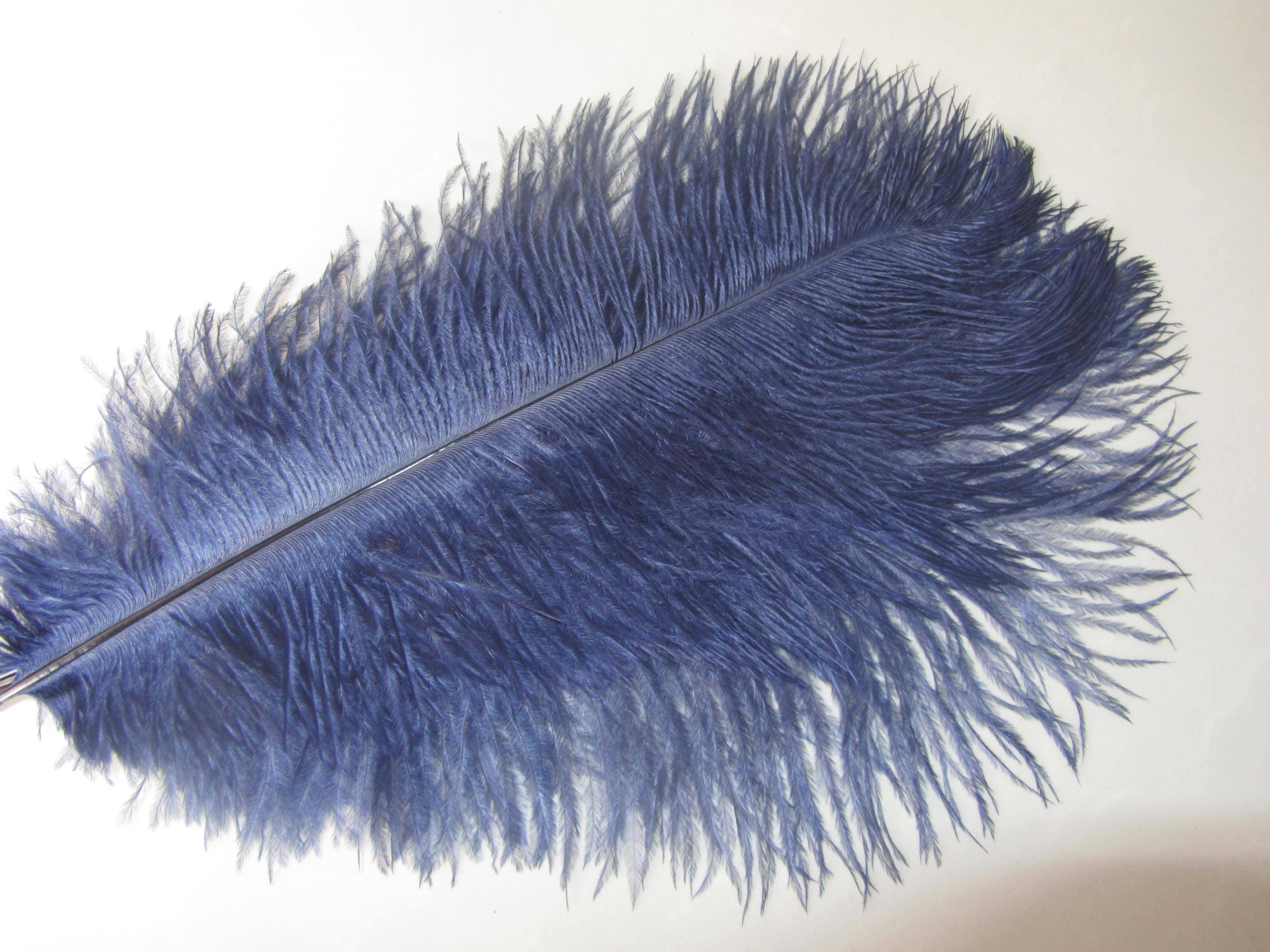 100pcs Ostrich Feather Navy Blue Deep Blue ostrich feather for Etsy