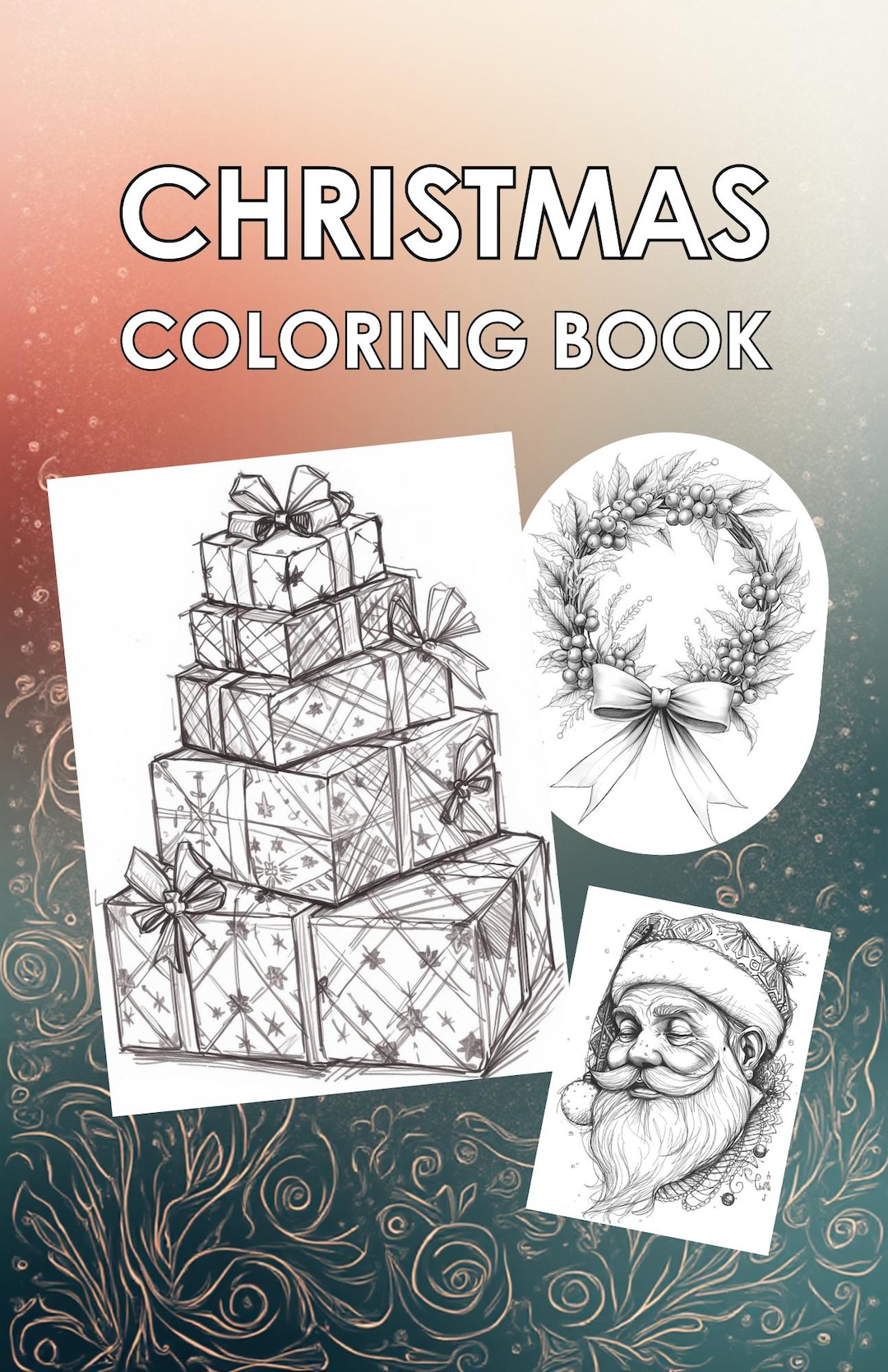 Christmas Coloring Book Printable | 20 Winter Holiday Coloring Pages ...