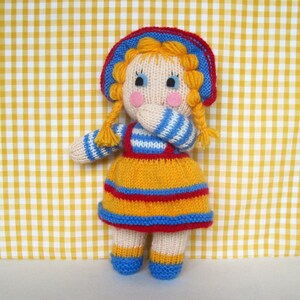 Sunny Sally doll knitting pattern PDF Instant Download image 2