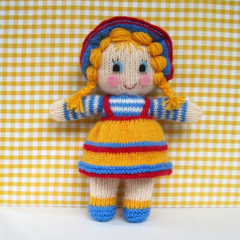 Sunny Sally doll knitting pattern PDF Instant Download image 4