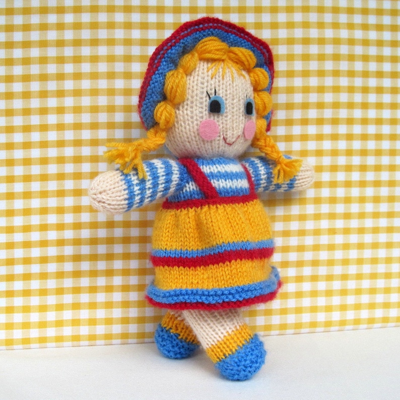 Sunny Sally doll knitting pattern PDF Instant Download image 5