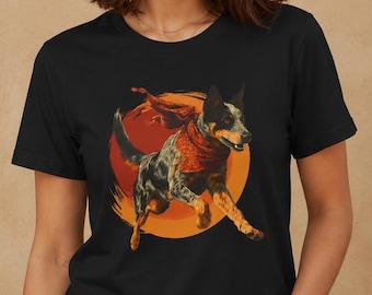 Sunset Trail Adventure Heeler T-Shirt - Gift for Cat Lovers