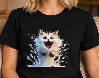Cream Puff Cup Chaos T-Shirt, Funny Cat Lover Shirt