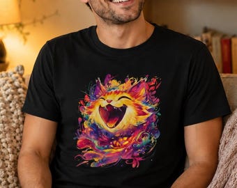 Orange Behavior Energy T-Shirt, Vibrant Pet Lover Gift Graphic Tee