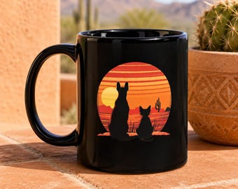 Arizona Sunset Dog and Cat Mug