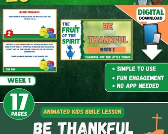 Be Thankful: Thankful For The Little Things (Week 1)