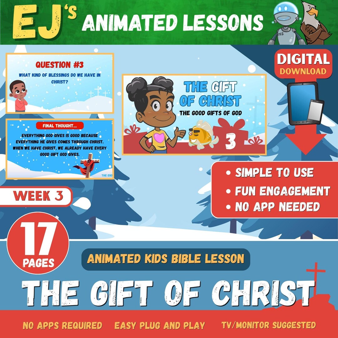 The Gift of Christ: the Good Gifts of God (week 3) - Etsy
