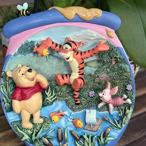 Winnie the Pooh Collectors 3d Plate - Etsy