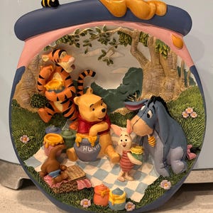 Winnie the Pooh Collectable Plate - Etsy