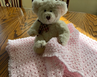 Crochet Baby Afghan Pattern, Baby Blanket Pattern, Pink Baby Afghan, Baby Afghan Pattern,  Crochet Baby Afghan Pattern, Blanket Pattern,