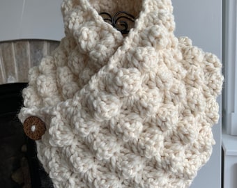 Easy CroCheT PaTteRn, Crochet Cowl Pattern, Crochet Pattern, Cowl Pattern, Winter Cowl, Christmas Gift for Her, Crochet Cowl Pattern