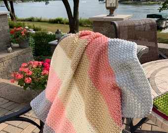 Easy Crochet Baby Blanket Pattern, Baby Blanket Pattern, Baby Afghan Pattern, Crochet Blanket Pattern, Beginner Crochet Pattern, Pattern PDF