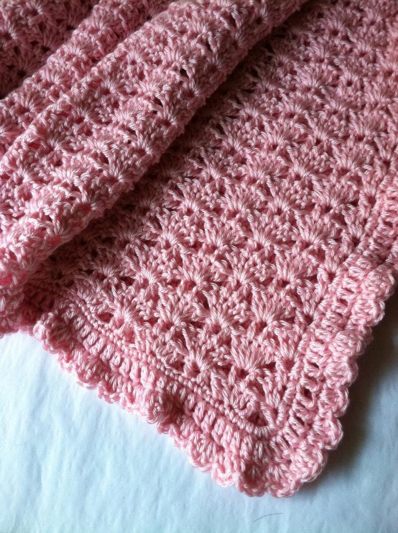 Crochet Baby Afghan Pattern, Baby Blanket Pattern, Baby Afghan Pattern, Easy Crochet Baby Afghan Pattern, Beginner Baby Blanket Pattern image 6