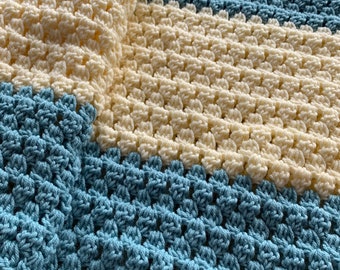 Crochet Baby Blanket Pattern, Baby Blanket Pattern, Baby Afghan Pattern, Easy Crochet Blanket Pattern, Beginner Crochet Pattern, Pattern PDF