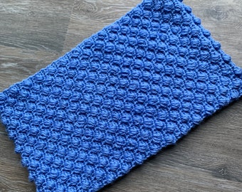 CroCheT PaTteRn = Berry Blue "Puff Stitch" Cowl Pattern