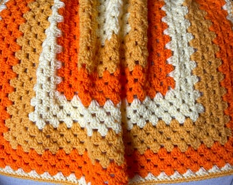 Baby Blanket, Baby Afghan, Yellow, Gold and Orange Baby Blanket, Crochet Baby Blanket, Baby Shower Gift, Baby Blanket Girl, Snuggle Blanket