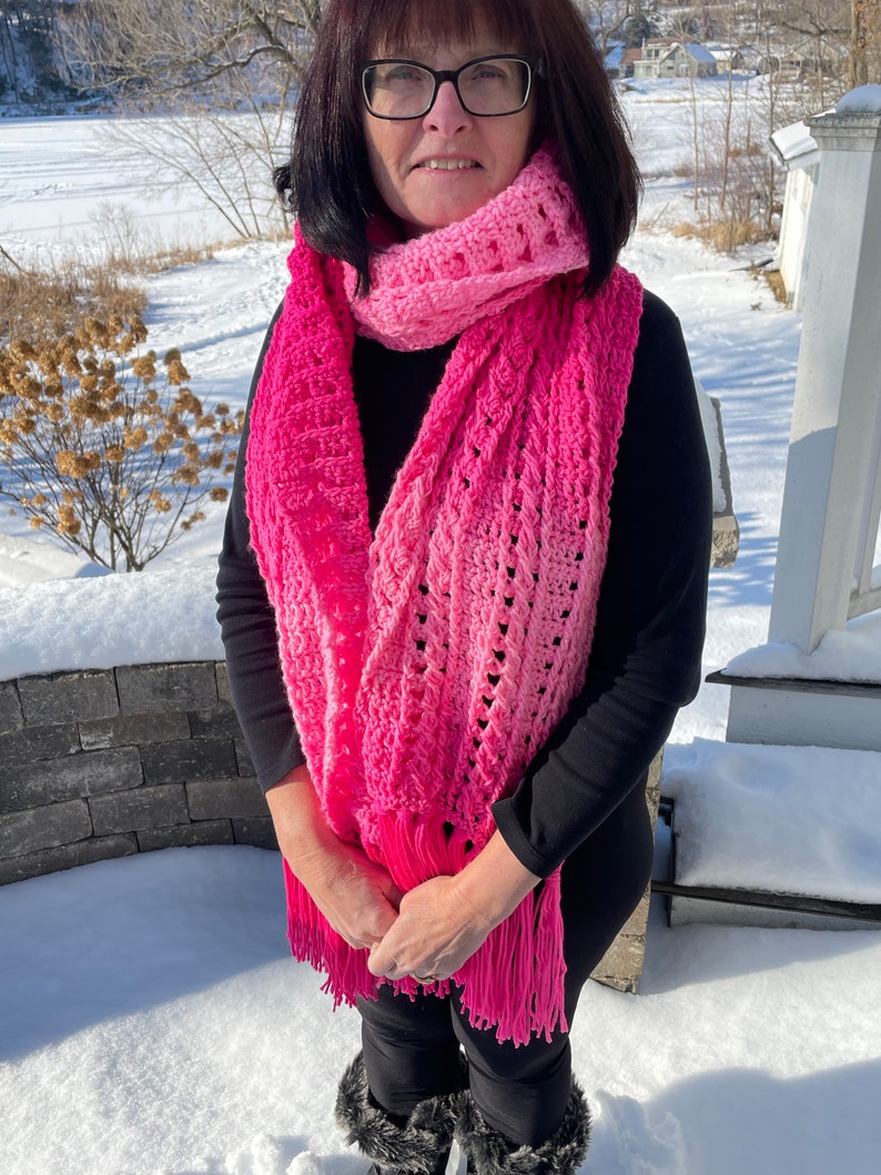 CroChet PaTTern, Crochet Scarf Pattern, Bulky Scarf Pattern, Winter Scarf Pattern, Crochet Scarf, Chunky Scarf Pattern, Fisherman Scarf image 3