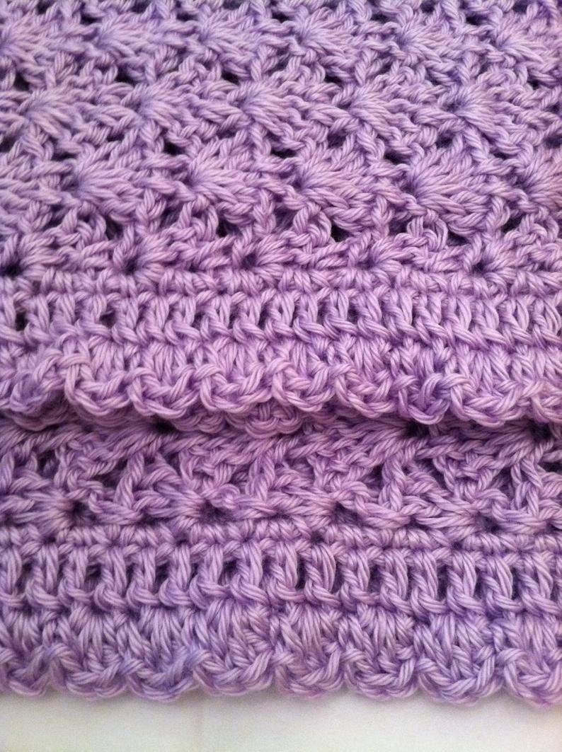 Crochet Baby Afghan Pattern, Baby Blanket Pattern, Baby Afghan Pattern, Easy Crochet Baby Afghan Pattern, Beginner Baby Blanket Pattern image 8