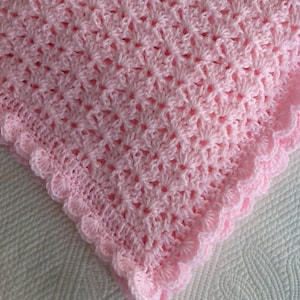 Crochet Baby Afghan Pattern, Baby Blanket Pattern, Baby Afghan Pattern, Easy Crochet Baby Afghan Pattern, Beginner Baby Blanket Pattern image 7