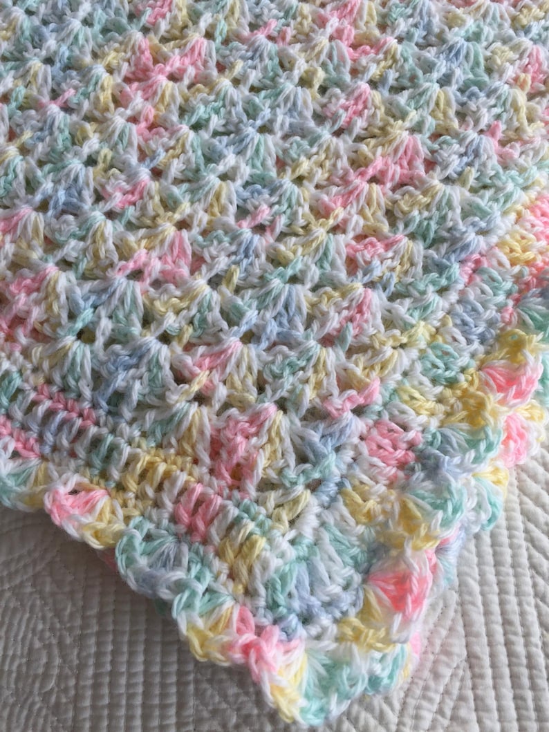 Crochet Baby Afghan Pattern, Baby Blanket Pattern, Baby Afghan Pattern, Easy Crochet Baby Afghan Pattern, Beginner Baby Blanket Pattern image 1