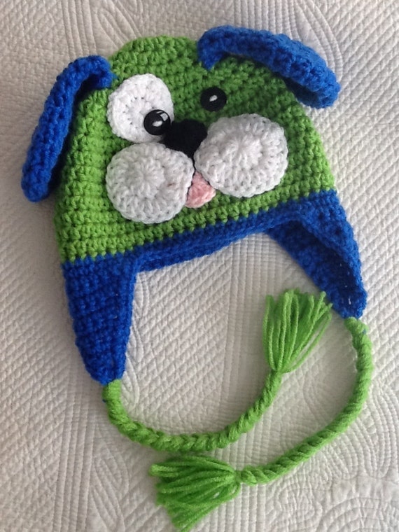 crochet puppy hat