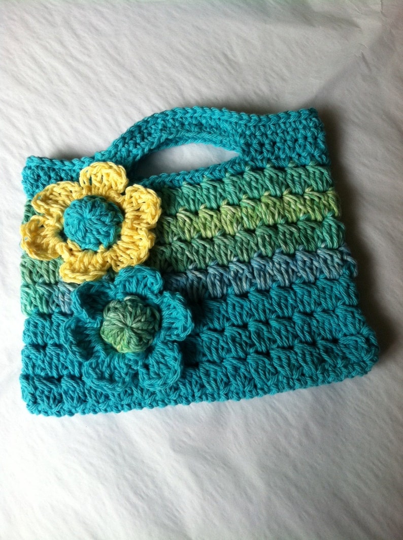 Child Purse Crochet Child Purse with Flower Crochet Purse | Etsy