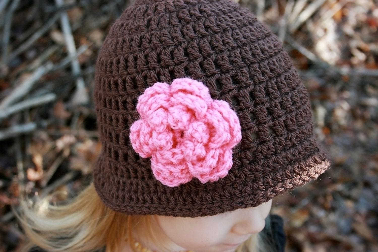 Chic Floral Embroidered Crochet Hat in  Cafe latte/Brown and Purple il_fullxfull.6261940190_lqxx.jpg main image 4