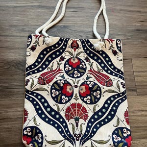 Bohemian Backpack Ethnic Turkish Red Green White Tapestry Shoulder Bag Tassels Tassel Backpack Bags & Handbags for Women for sale | eBay main image 4