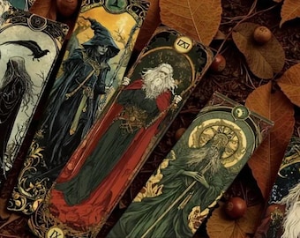 30-Pack Witchy Bookmark Set | Assorted Magical Paper Page Markers
