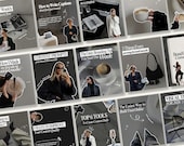 Modern Aesthetic Instagram Templates, Social Media Agency Kit, IG Carousel Posts, Coaching Instagram Templates, Storytelling Posts,SMM Viral