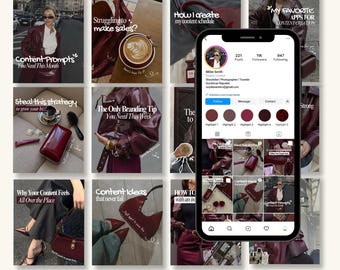 Modern Aesthetic Instagram Templates, Social Media Agency Kit, IG Carousel Posts, Coaching Instagram Templates, Storytelling Posts,SMM Viral