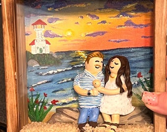 Custom Figurines From Photos | Personalized Couple, Family & Pet Figurines | Handmade Gift