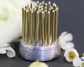 Round Metal Flower Frog Pin Holder 7 8 quot