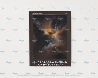 Stellar Wall Art, Star Formation Print, NASA Astronomy Poster, Science Classroom Decor, Galaxy Print, Space Nursery Decor, Digital Download