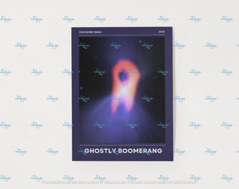 Nebula Wand Art Print, Türkises Weltall Poster, Astronomie Geschenk für Ihn, Galaxy Schlafzimmer Dekor, Sci Fi Home Office Kunst, digitaler Download