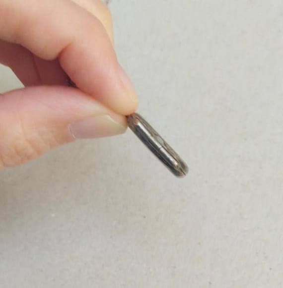 Vintage Sterling Silver Octagonal Rectangle Locke… - image 13