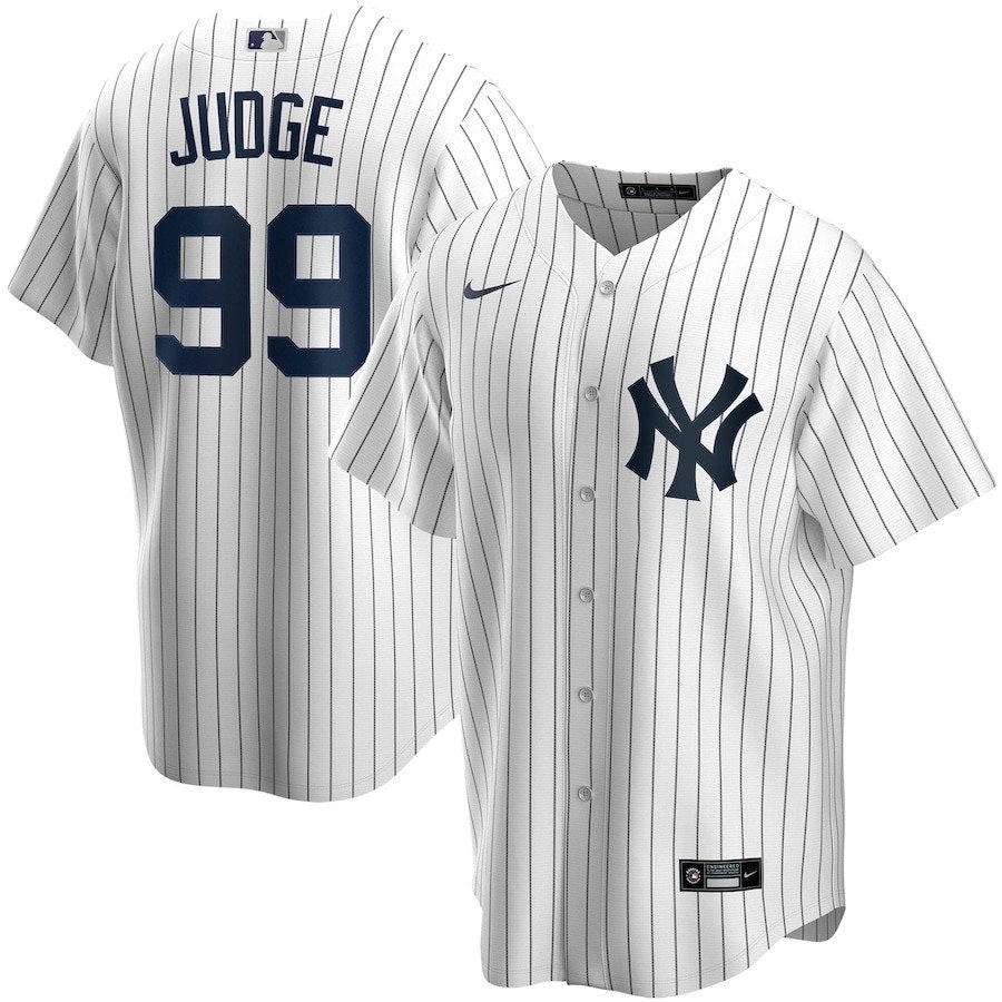 MLB New York Yankees Robinson Cano Home Replica Baseball Jersey,  White/Navy, Medium : : Clothing & Accessories
