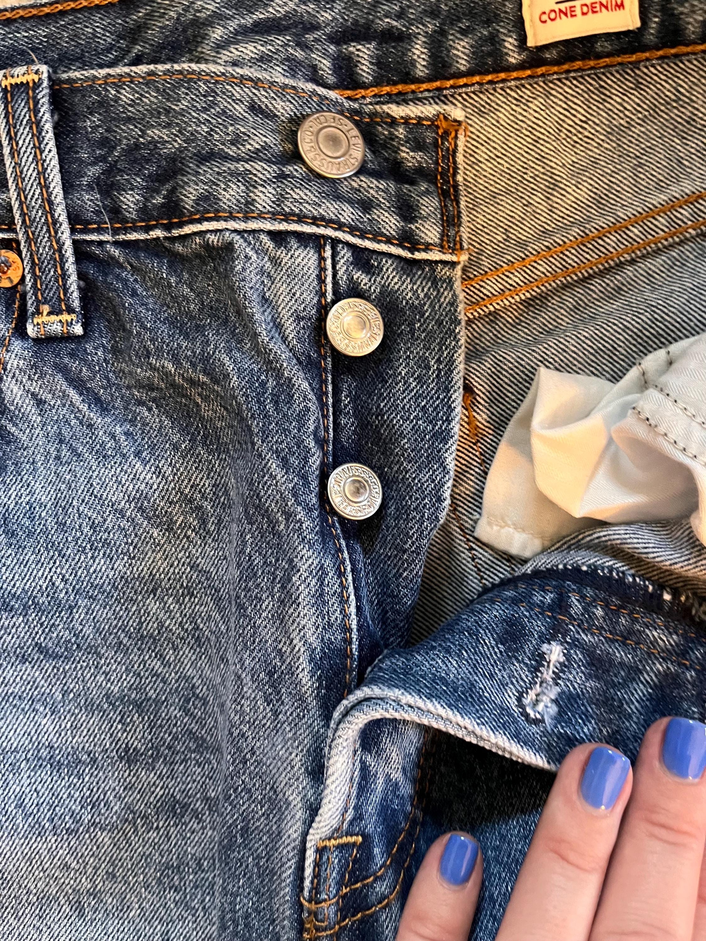 Vintage 501 “white Oak Cone Denim” Levi's - Etsy