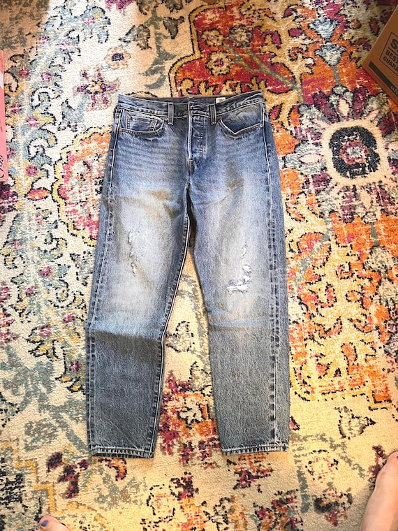 W36 Levi's 501 USA製 WHITE OAK CONE DENIM 1901 Cone Mills White Oak 501® Men's Jeans - Dark Wash | Levi's® US