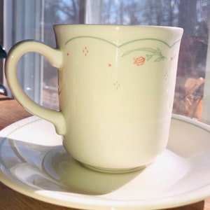 Tulip Corningware Brunch Set - Teacups, Saucers, and Small Bowls