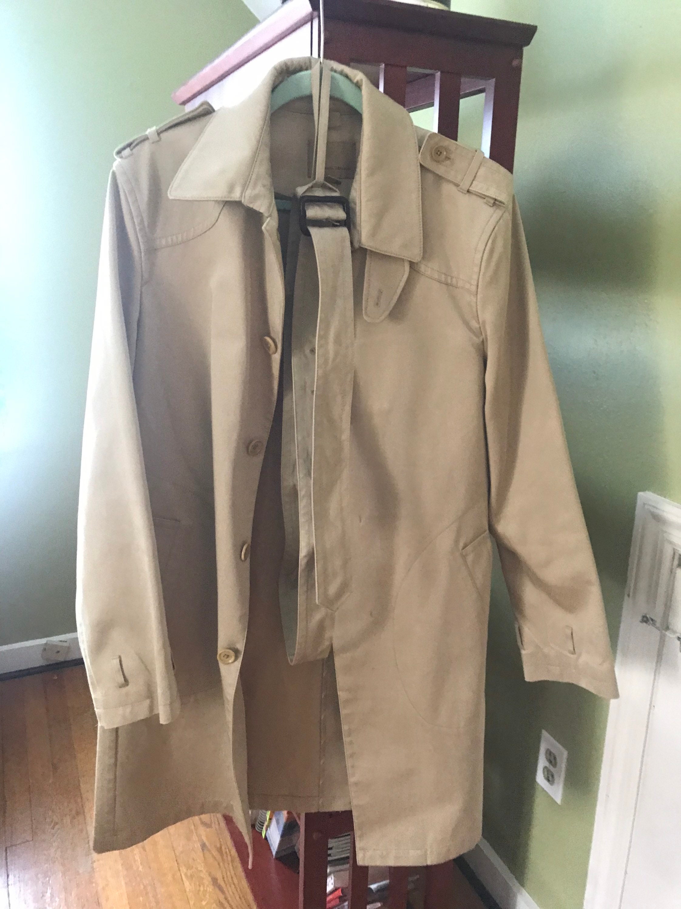 Mens Banana Republic Trench Coat Etsy UK